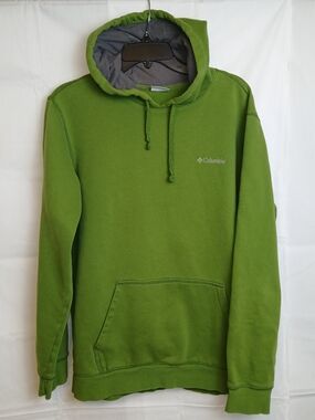 Columbia Men's Green Hooded Pullover Hoodie - Size Large